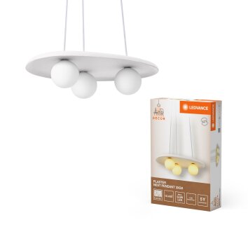 Illuminazione Ledvance DECOR Applique e plafoniera Bianco, 3-Luci