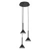 Illuminazione Ledvance DECOR Applique e plafoniera LED Nero, 3-Luci