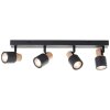 Illuminazione Brilliant Pini Faretto da soffitto Nero, 4-Luci