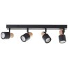 Illuminazione Brilliant Pini Faretto da soffitto Nero, 4-Luci