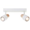 Illuminazione Brilliant Pini Faretto da soffitto Bianco, 2-Luci