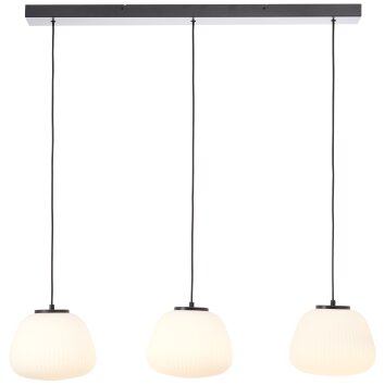 Illuminazione Brilliant Kaizen Lampada a sospensione Nero, 3-Luci