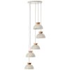 Illuminazione Brilliant Nalam Lampada a sospensione Beige, 5-Luci