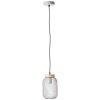 Illuminazione Brilliant Giada Lampada a sospensione Grigio, 1-Luce