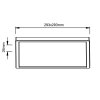 Illuminazione Brilliant Milton Panel LED Bianco, 1-Luce