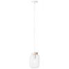 Illuminazione Brilliant Giada Lampada a sospensione Bianco, 1-Luce