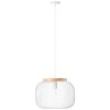 Illuminazione Brilliant Giada Lampada a sospensione Bianco, 1-Luce