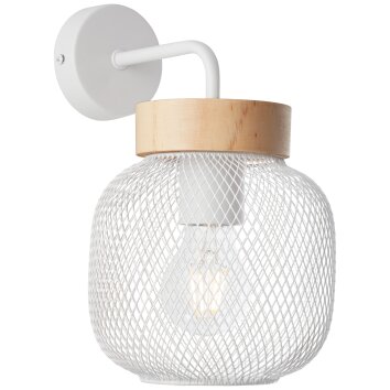 Illuminazione Brilliant Giada Applique Bianco, 1-Luce