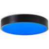 Illuminazione Brilliant Vadin Plafoniera LED Nero, 1-Luce, Telecomando