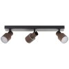 Illuminazione Brilliant Cadiz Faretto da soffitto LED Nero, 3-Luci