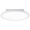 Illuminazione Brilliant Briston Plafoniera LED Bianco, 1-Luce, Telecomando