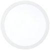 Illuminazione Brilliant Briston Plafoniera LED Bianco, 1-Luce, Telecomando