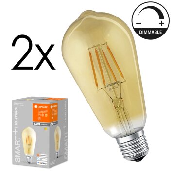 E27 LED 6 Watt Bianco caldo dimmerabile 680 Lumen