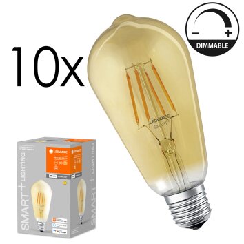 E27 LED 6 Watt Bianco caldo dimmerabile 680 Lumen