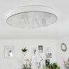 Mentque Plafoniera LED Bianco, 1-Luce