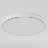 Mentque Plafoniera LED Bianco, 1-Luce