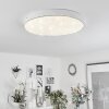 Mentque Plafoniera LED Bianco, 1-Luce