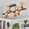 Gastor Plafoniera, Lampada a sfera Ambrato, 8-Luci