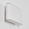 Paranhas Lampada da parete per esterno, Illuminazione bagno, Lampade Up & Down, Applique Bianco, 1-Luce