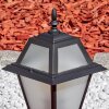 Fornelos Illuminazione esterna, Lampada con piedistallo, Illuminazione viale Nero, 1-Luce