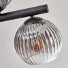 Koyoto Plafoniera, Lampada a sfera Chiaro, Grigio fumo, 10-Luci