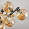 Koyoto Plafoniera, Lampada a sfera Ambrato, 10-Luci