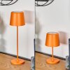 Belece Lampada da tavolo per esterno, Lampada da tavolo LED Arancione, 1-Luce