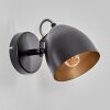 Bjedstrup Faretto da soffitto, Applique, Faretto da parete Nero, 1-Luce