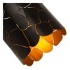 Illuminazione Lucide ALMELO Applique Nero, 1-Luce