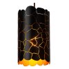 Illuminazione Lucide ALMELO Lampada a sospensione Nero, 3-Luci