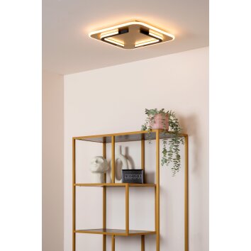 Illuminazione Lucide ANDREAS Plafoniera LED Oro, 1-Luce