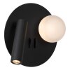 Illuminazione Lucide MATIZ Applique LED Nero, 1-Luce