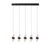 Illuminazione Lucide KLIGANDE Lampada a sospensione LED Nero, 5-Luci