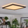 Xarel Plafoniera, Panel LED Nero, 1-Luce