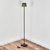 Longchamps Lampada da terra LED Nero, 1-Luce