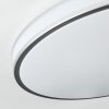 Arima Plafoniera LED Grigio, Bianco, 1-Luce