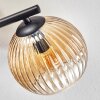 Koyoto Plafoniera, Lampada a sfera Ambrato, 3-Luci