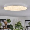 Mentque Plafoniera LED Bianco, 1-Luce