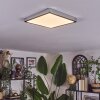 Finsrud Plafoniera, Panel LED Cromo, 1-Luce