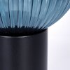 Koyoto Lampada a sfera, Lampada da scrivania, Lampada da tavolo 20 cm Blu, 1-Luce