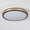 Kirtland Plafoniera LED Oro, Nero, 1-Luce