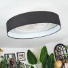 Benesal Plafoniera, Lampada con ventilatore LED Bianco, 1-Luce, Telecomando