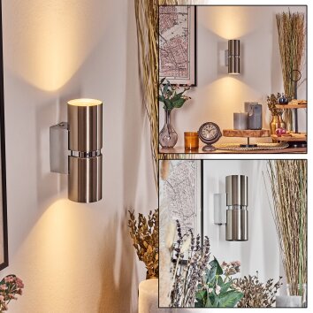 Ordal Lampade Up & Down, Applique, Faretto da parete LED, 1-Luce