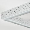 Binor Plafoniera LED Cromo, 1-Luce