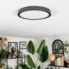 Finsrud Plafoniera LED Nero, 1-Luce