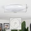 Arzel Plafoniera LED Bianco, 1-Luce