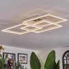 Binor Plafoniera LED Cromo, 1-Luce