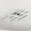 Binor Plafoniera LED Cromo, 1-Luce