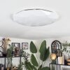 Arzel Plafoniera LED Bianco, 1-Luce, Telecomando