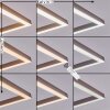 Brina Plafoniera LED Marrone, Oro, 1-Luce, Telecomando